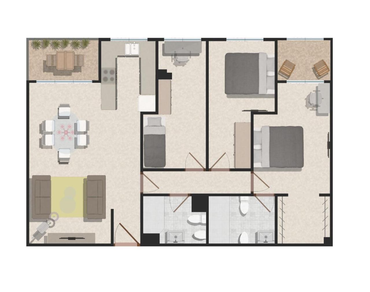 Апартаменты Jardines Del Turia - Espacioso Apartamento Валенсия Экстерьер фото
